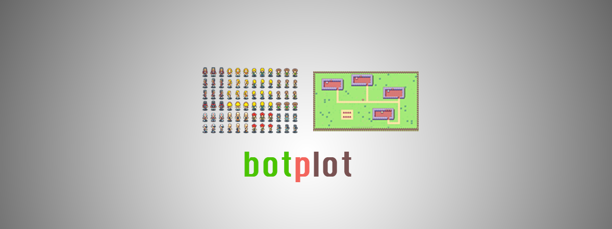 Browser game: an NPC bot roaming a plot