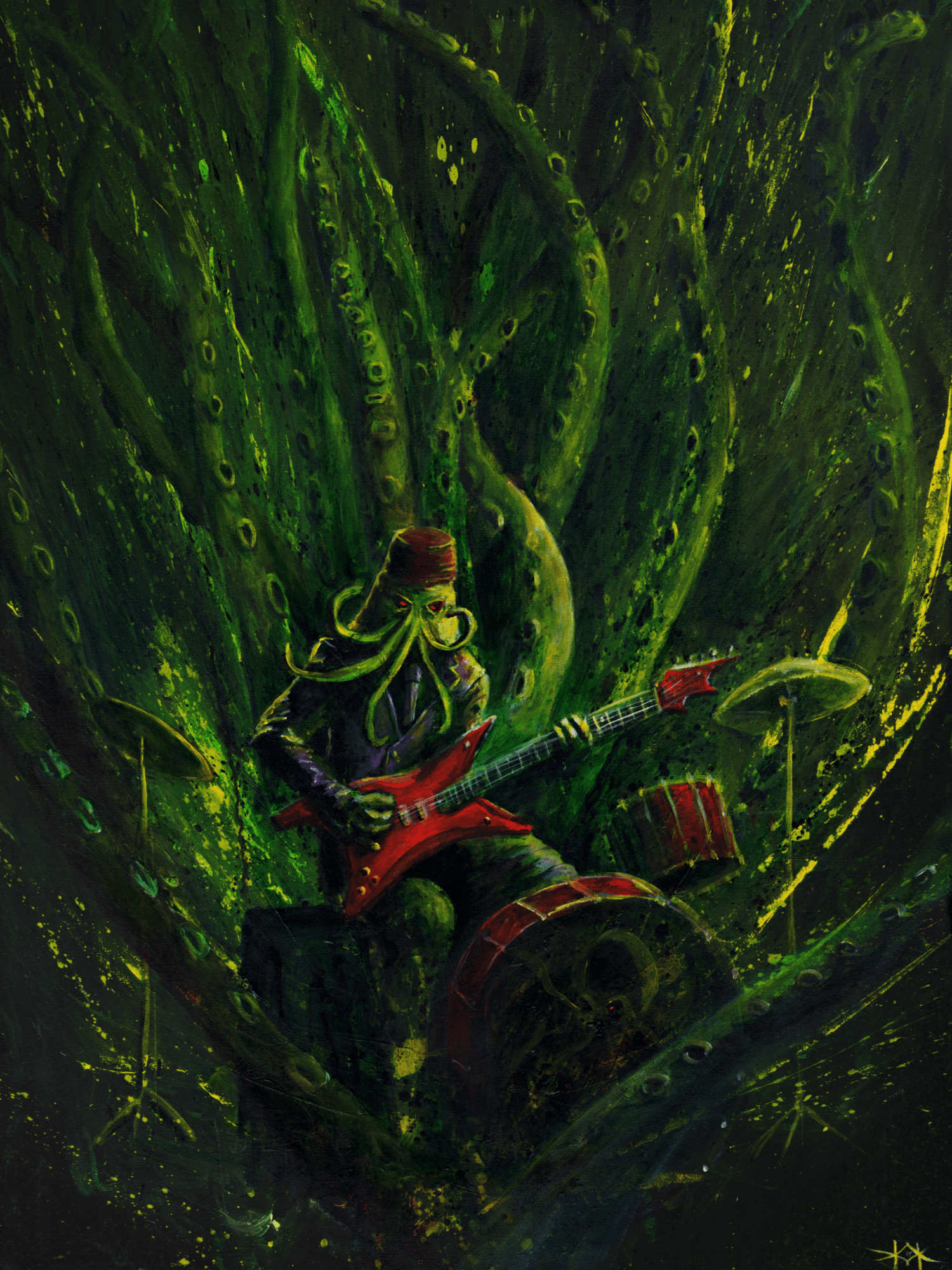Leviathan's Calling - Original Art
