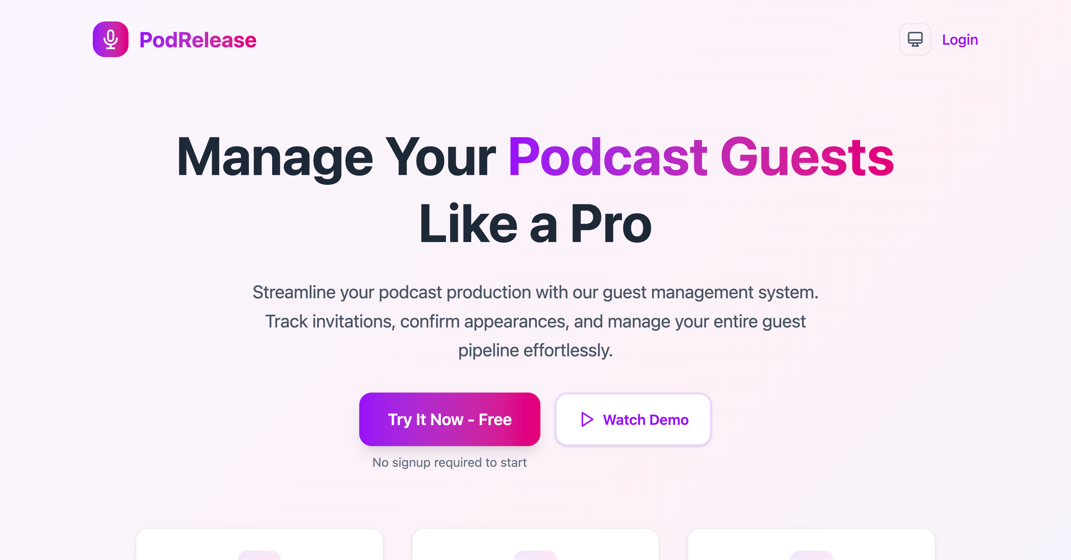 podrelease-podcast-guest-management