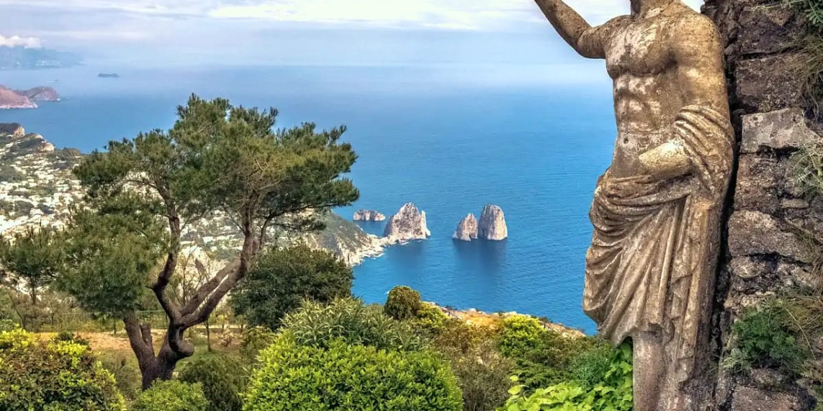 Beautiful view of capri