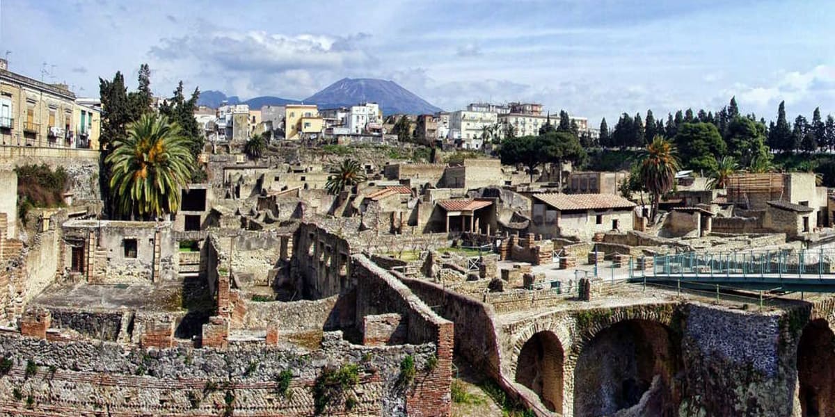 Beautiful view of Herculaneum