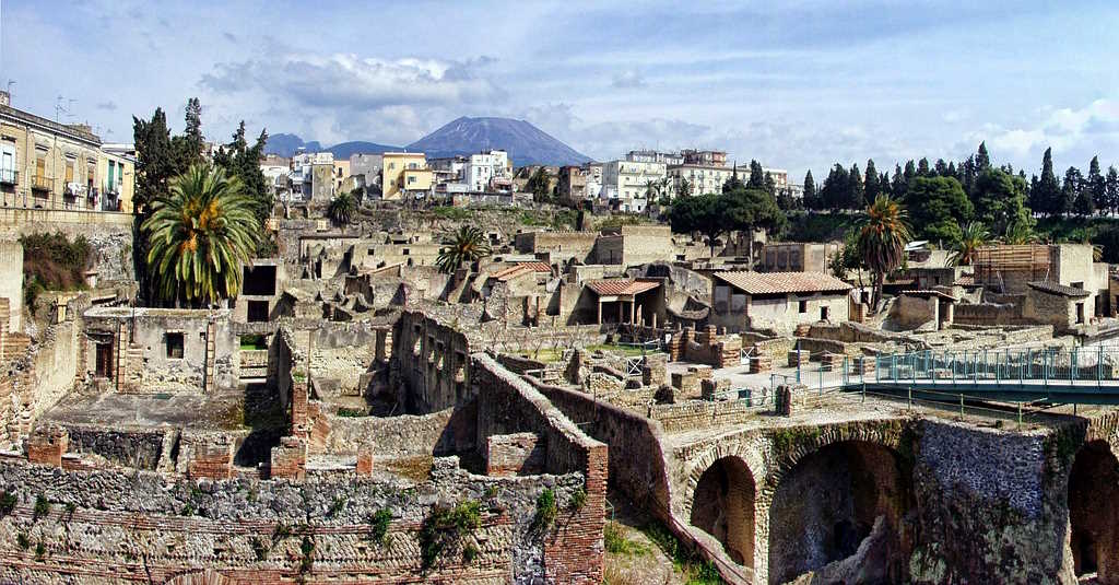 Beautiful view of Herculaneum