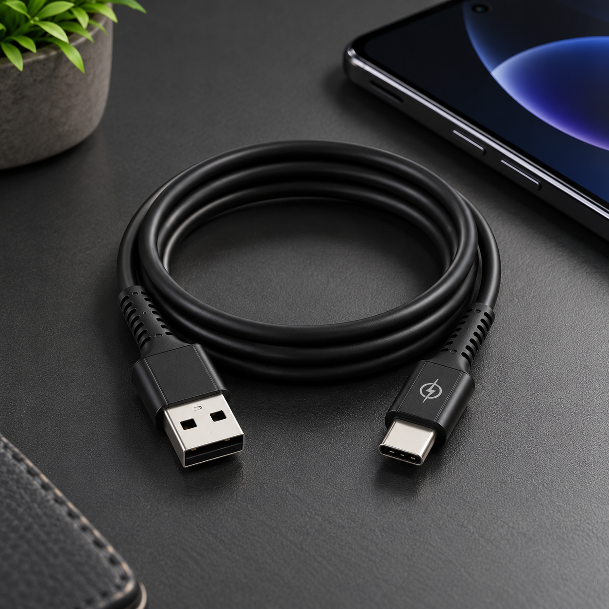 Cabo USB-A para USB-C Duke DU-4114 TC - Confeitaria e Artigos para Festas em Blumenau