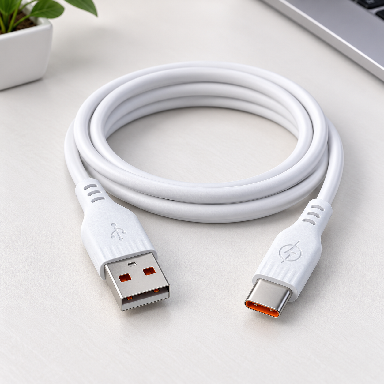 Cabo USB-A para USB-C Duke DU-4122 TC - Confeitaria e Artigos para Festas em Blumenau