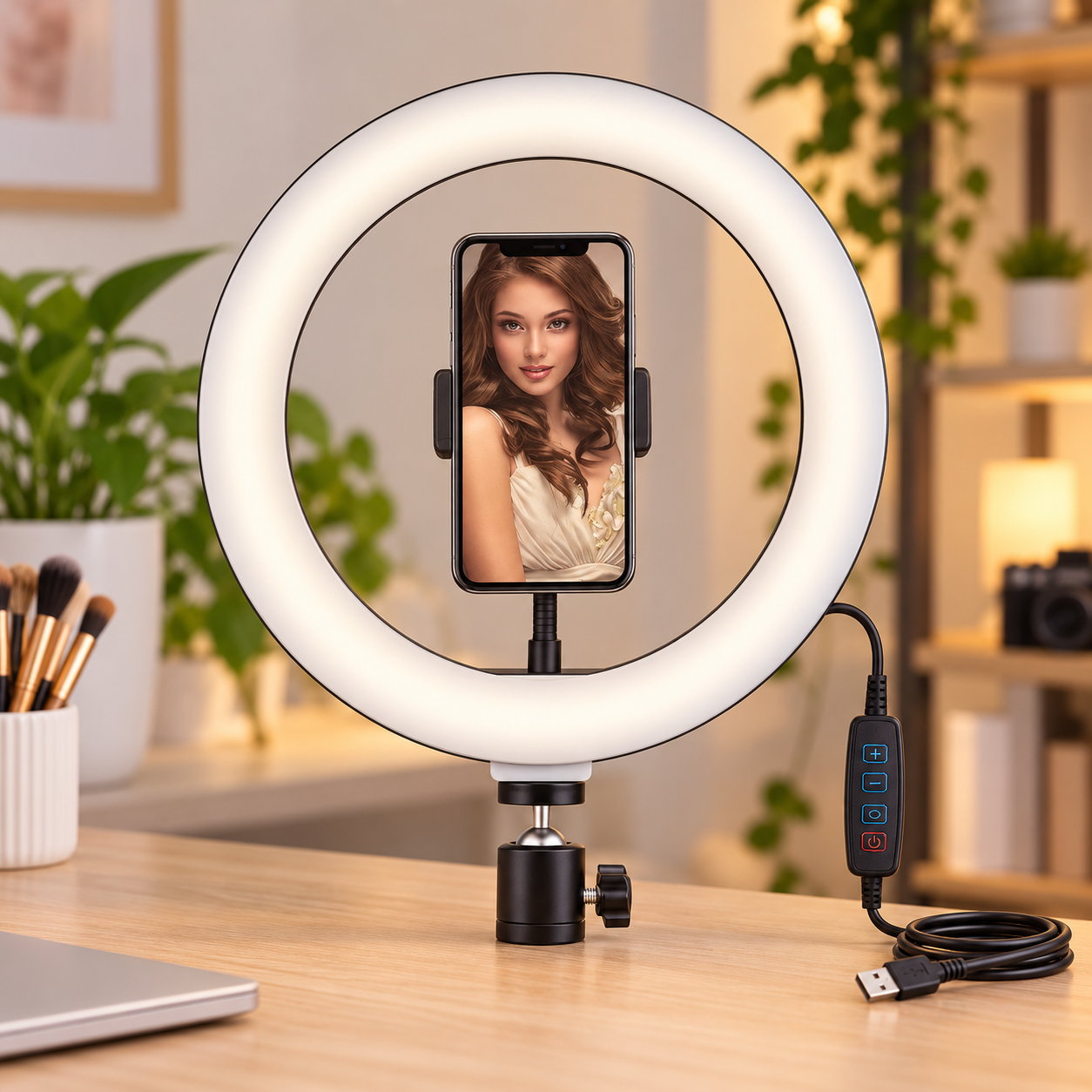 Ring Light LED Duke NY-02 10 Polegadas - Confeitaria e Artigos para Festas em Blumenau