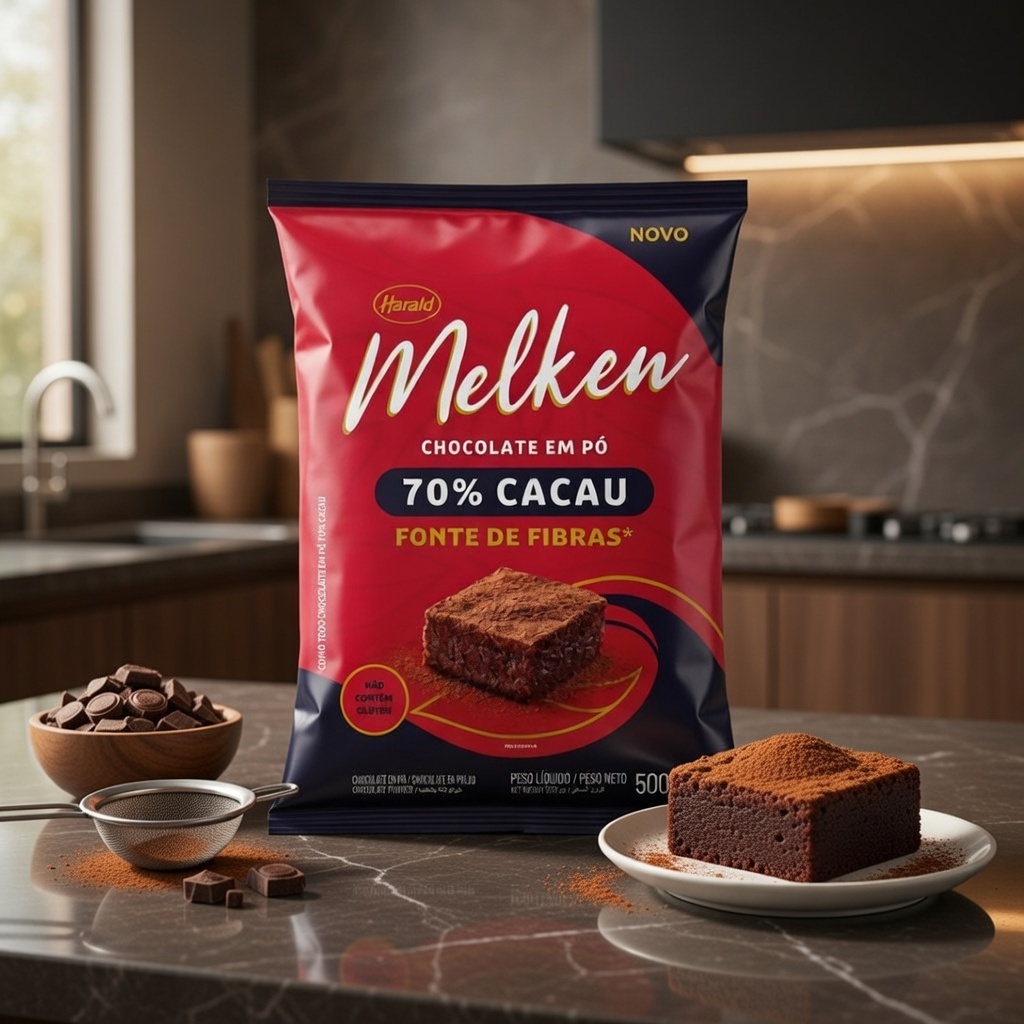 Chocolate em Pó Melken Harald 500g