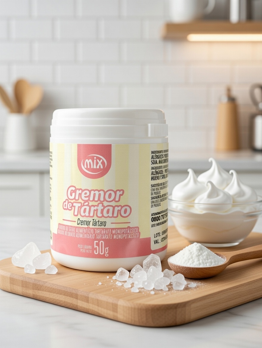 Cremor de Tártaro (Tartarato Monopotássico) Mix 50g