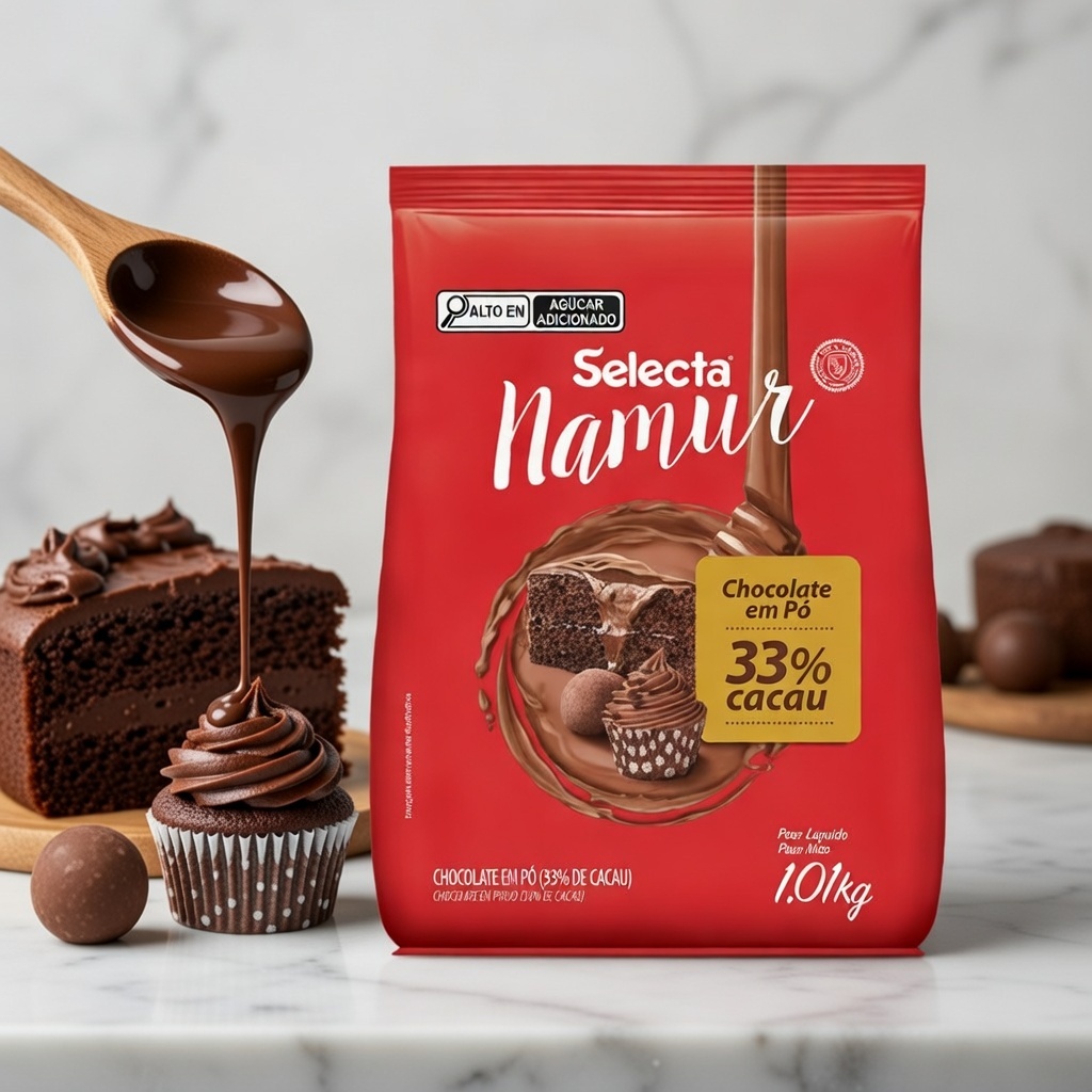 Linha Chocolate em Pó Selecta Namur