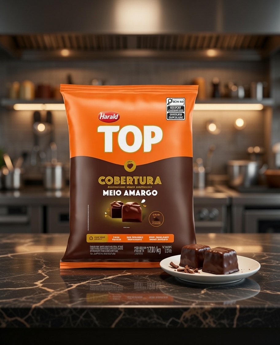 Cobertura Harald TOP Meio Amargo Gotas 1,01kg