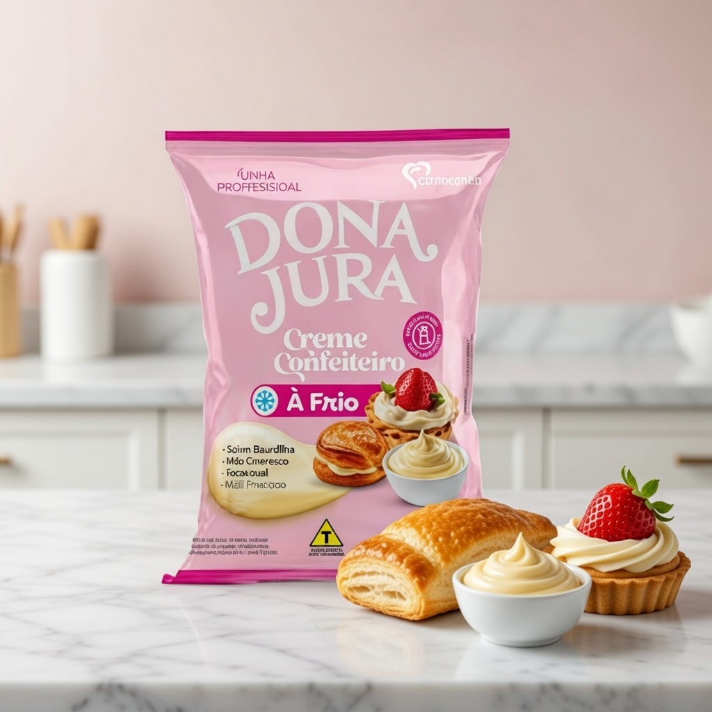 Creme Confeiteiro Dona Jura À Frio 500g