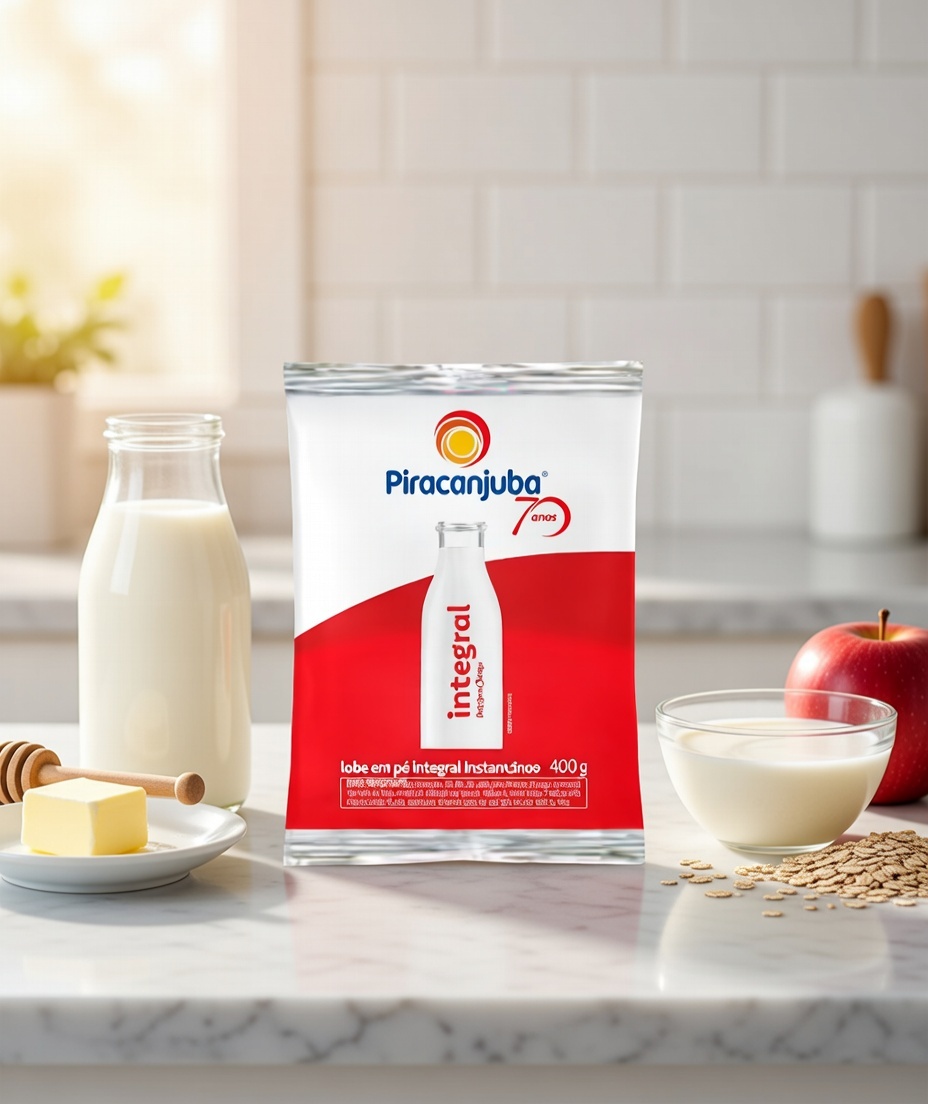 Leite em Pó Integral Piracanjuba 400g