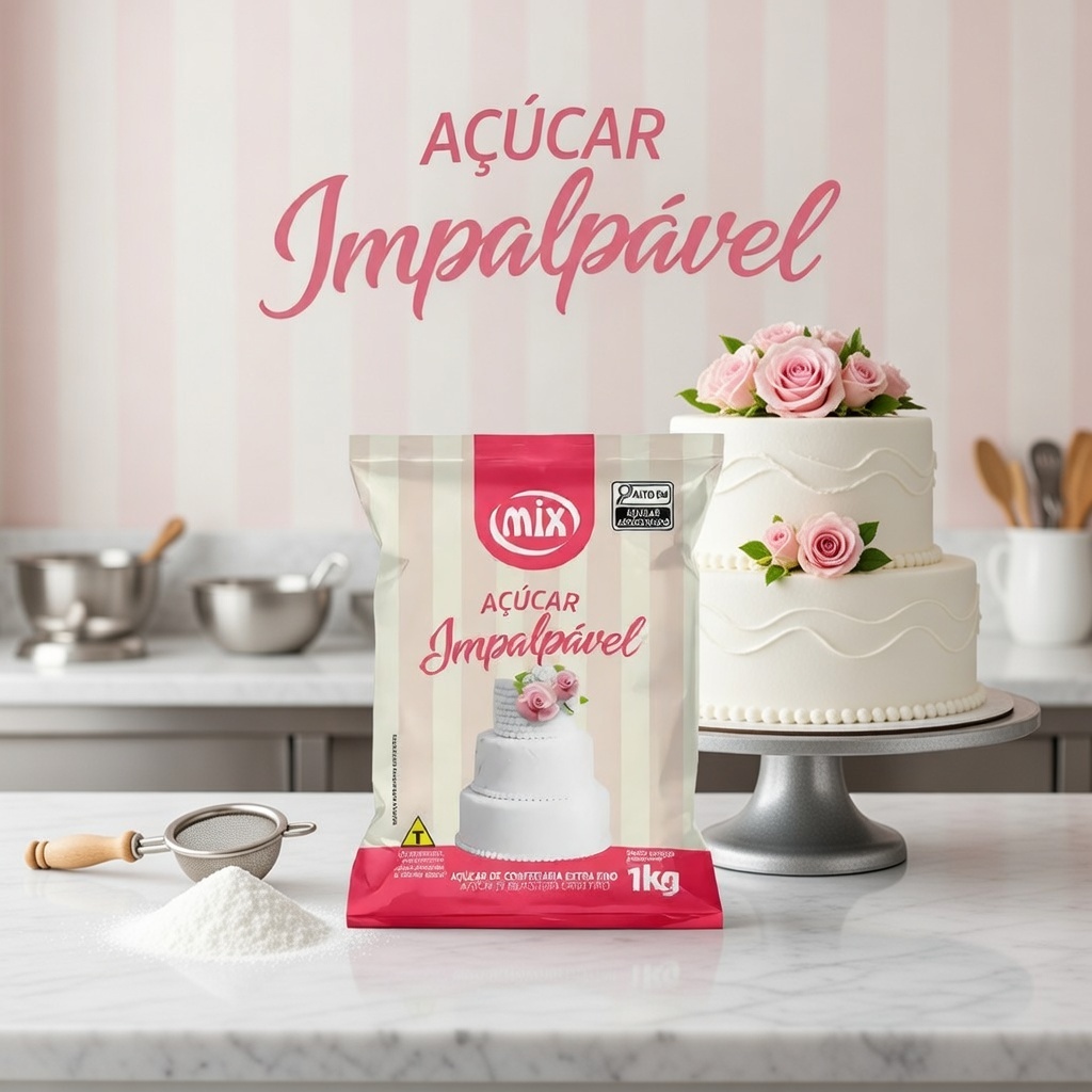 Açúcar Impalpável Mix 1kg