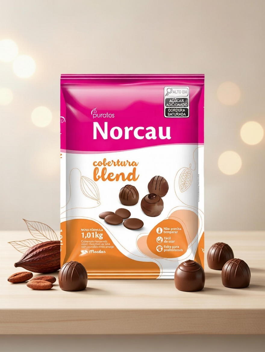 Cobertura Blend Norcau Moedas 1,01kg