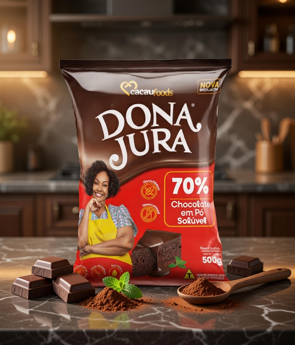 Chocolate em Pó 70% Dona Jura 500g