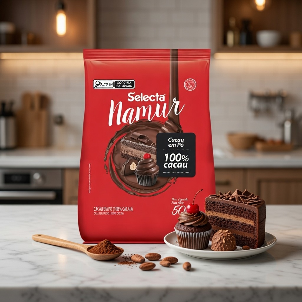 chocolate em Pó Selecta Namur 500g
