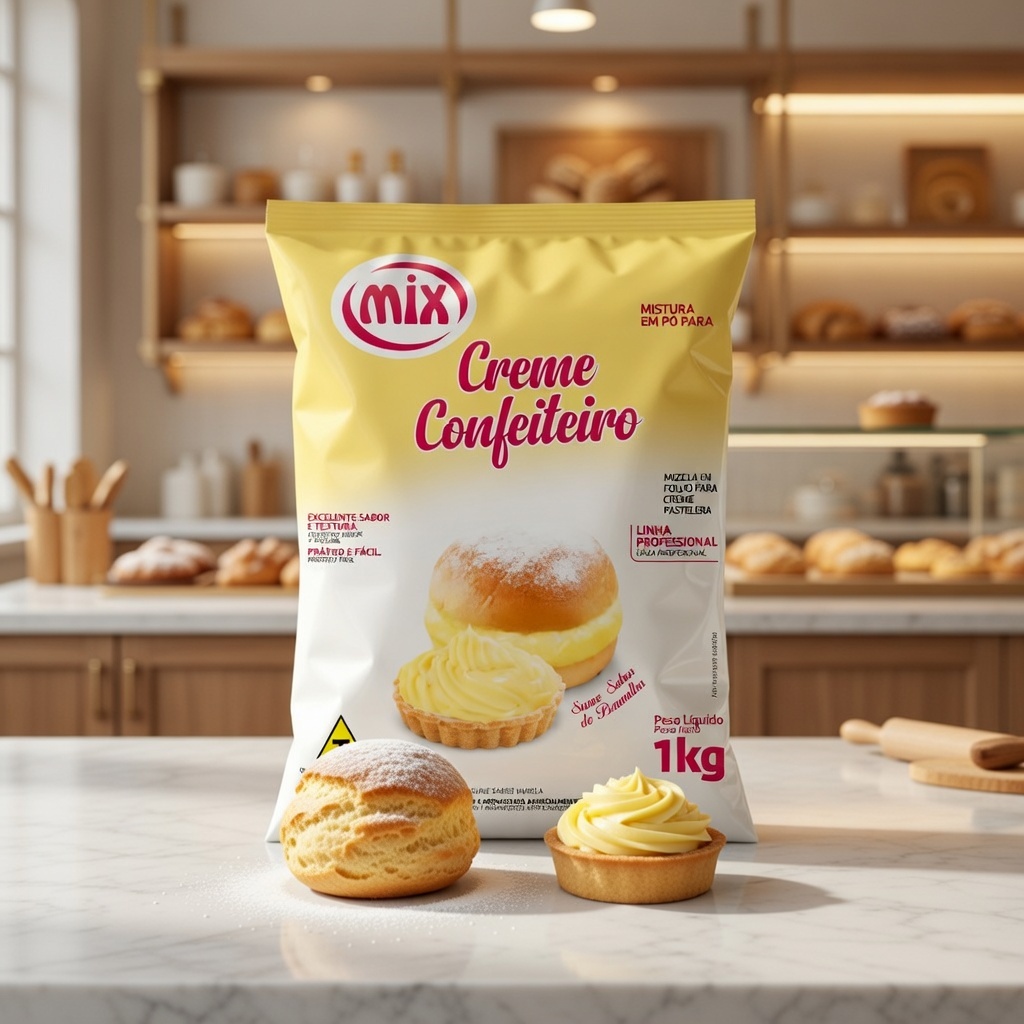 Creme Confeiteiro Mix 1kg
