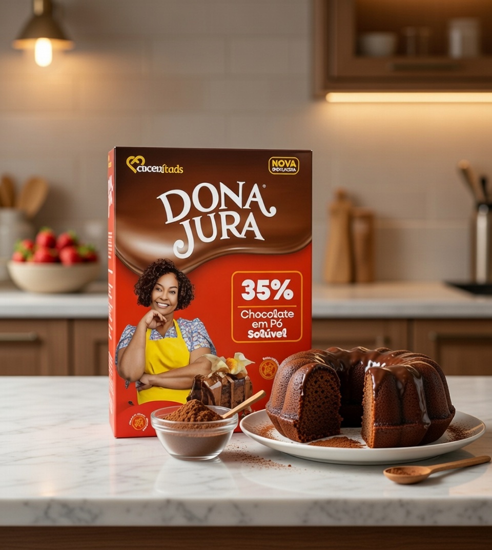 Chocolate em Pó 35% Dona Jura 200g