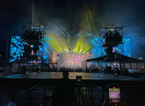 Corporate celebration and stage lighting