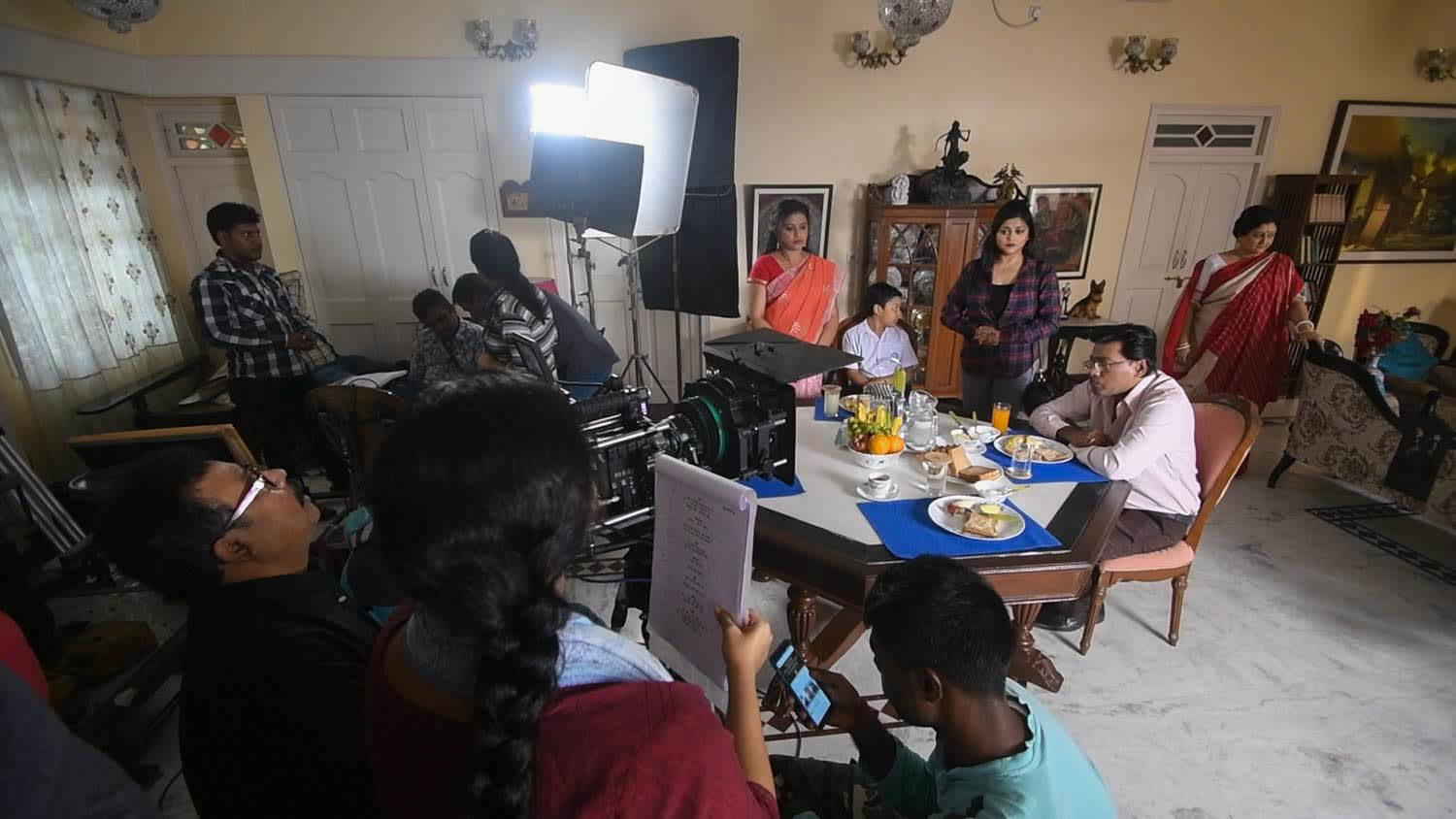 Behind the scenes of professional brand film, advertising and commercial production by Steller Chronicles in Kolkata, Mumbai and across India.