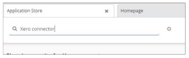 Search for xero connector