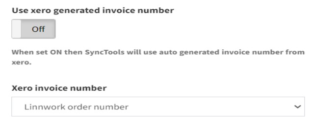 Use xero generated invoice number