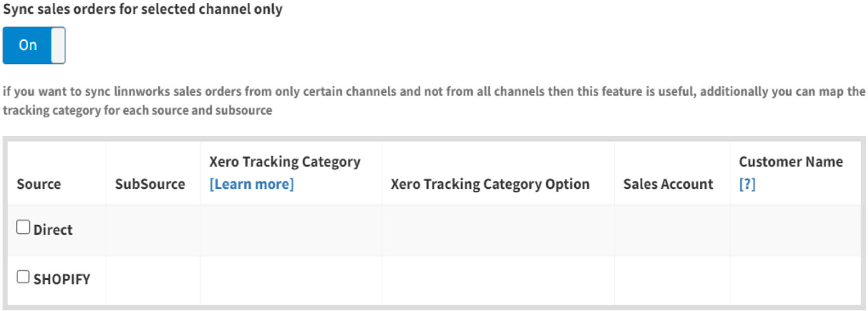 Sync sales orders for selected channel only