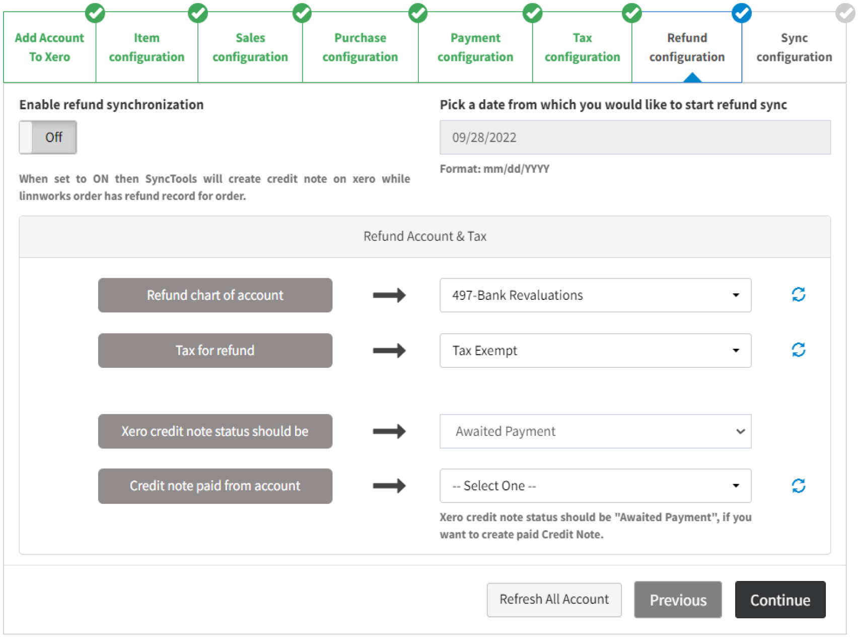 Module 7 Refund Synchronization