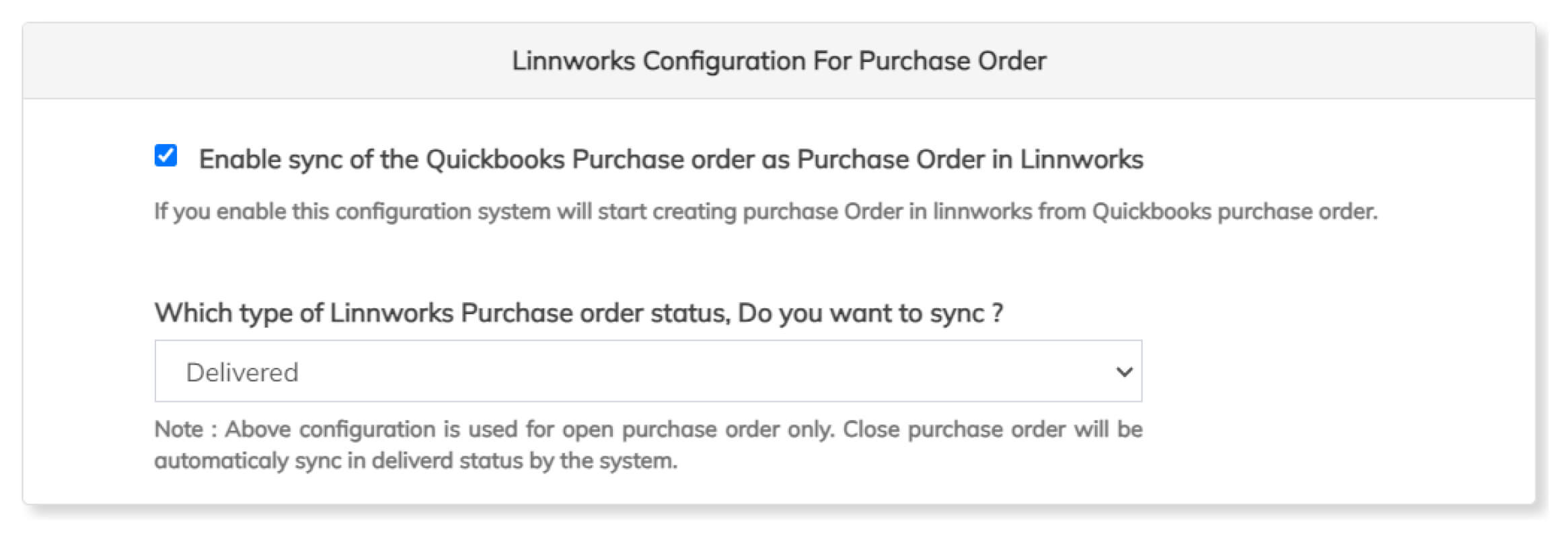 Enable purchase order filter by locations