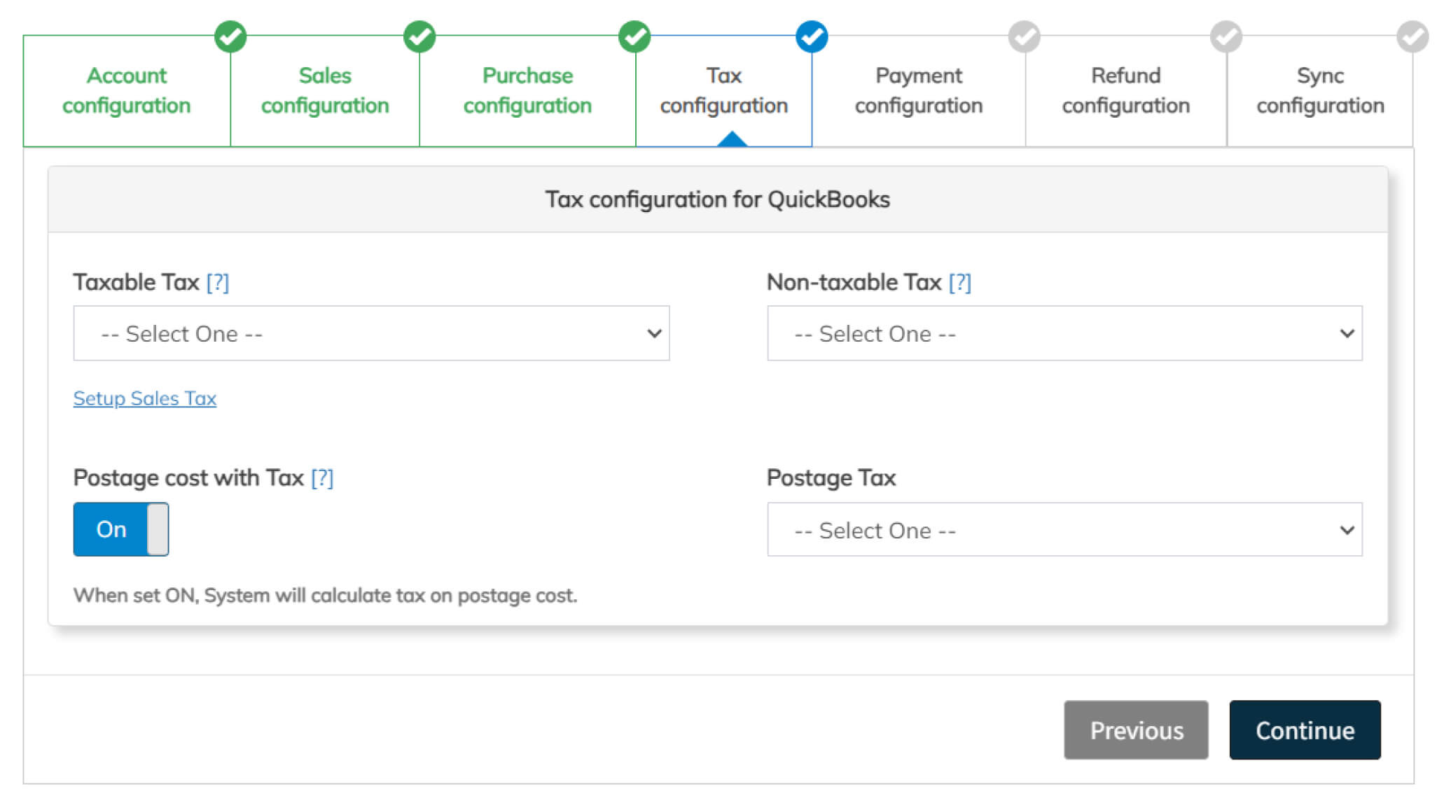 Module 4 - Tax configuration