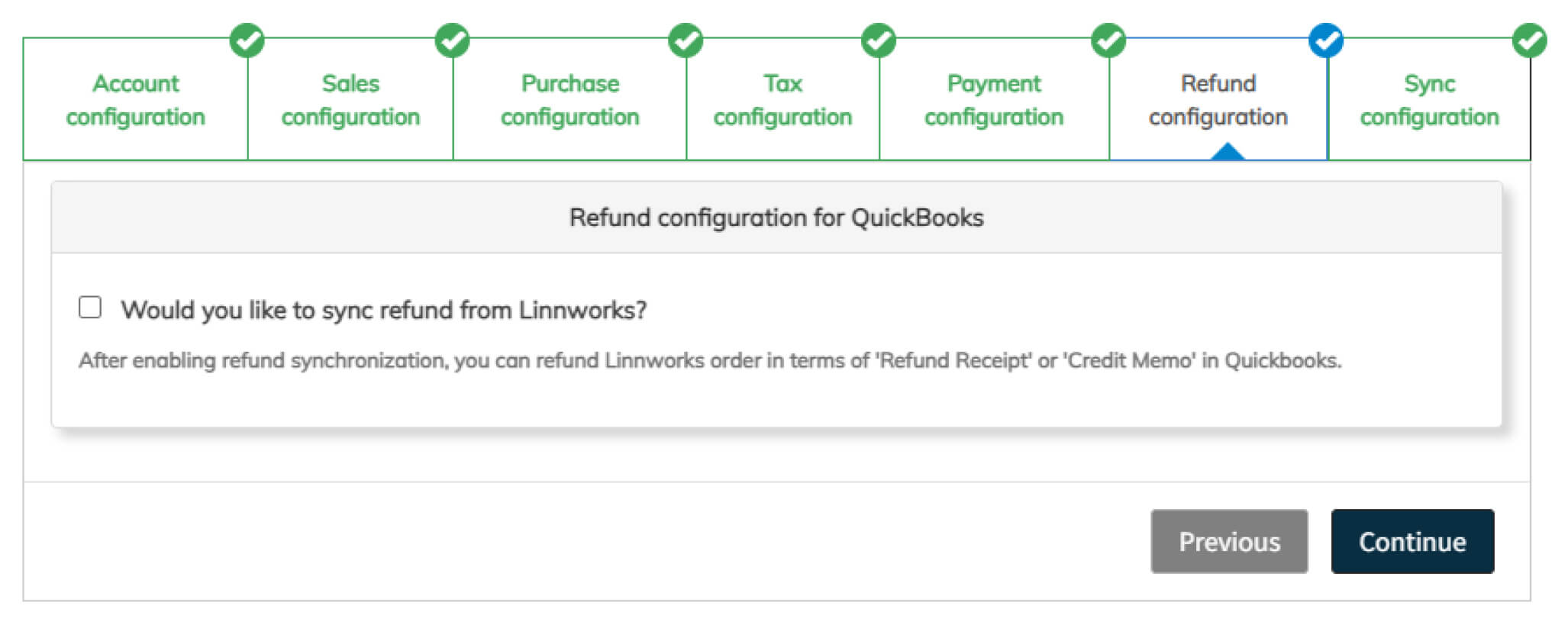 Module 6 - Refund configuration