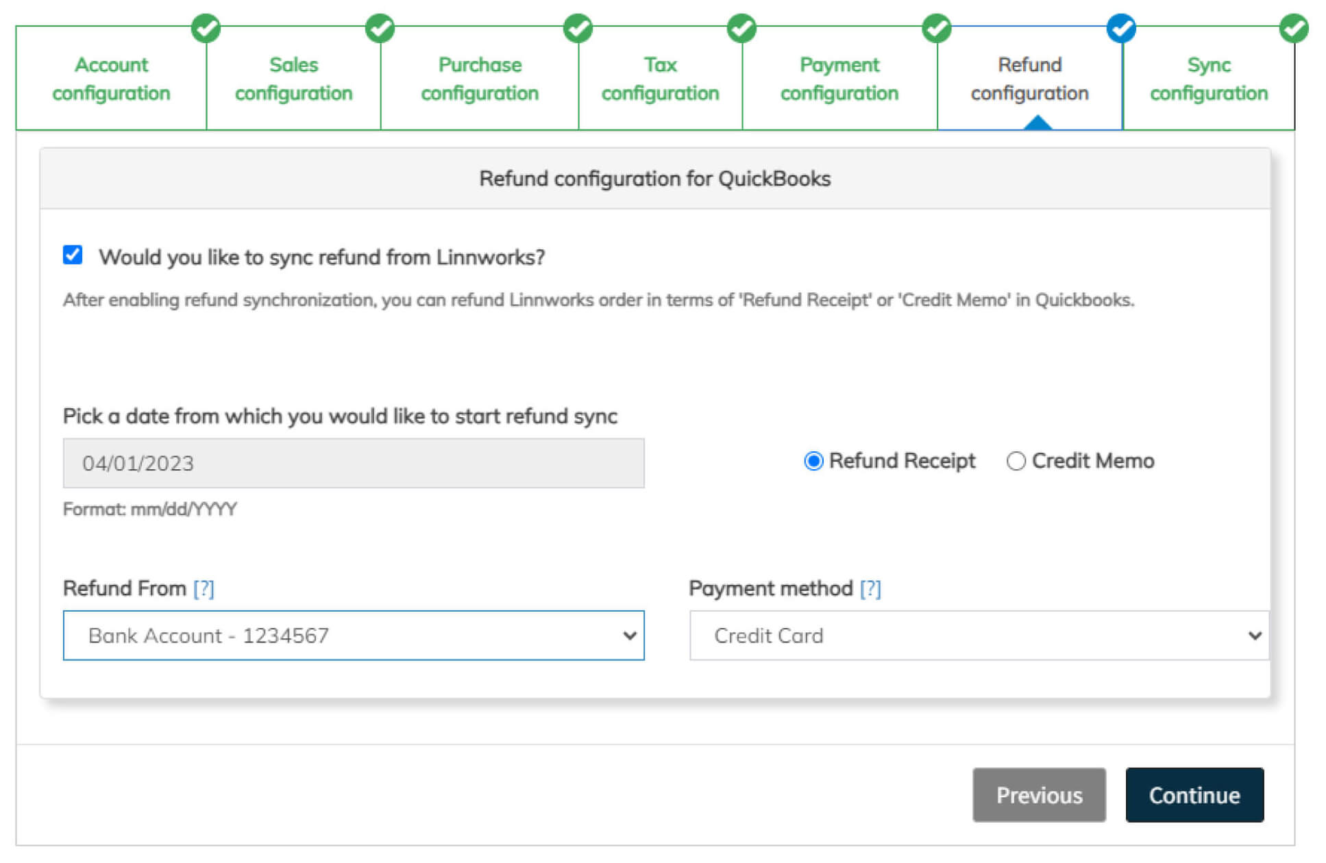 Would you like to sync refund from Linnworks?