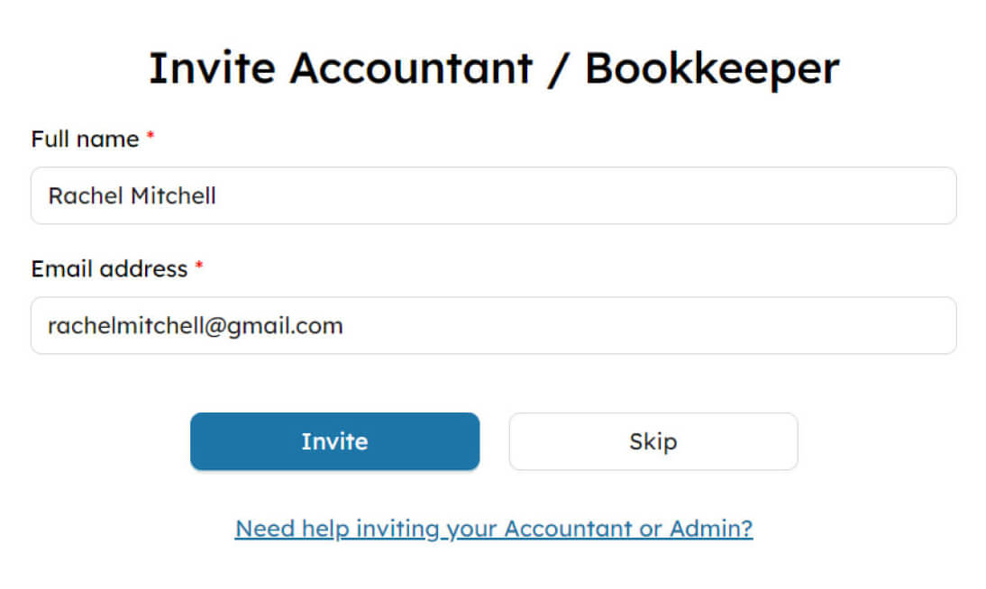 Invite-Accountant