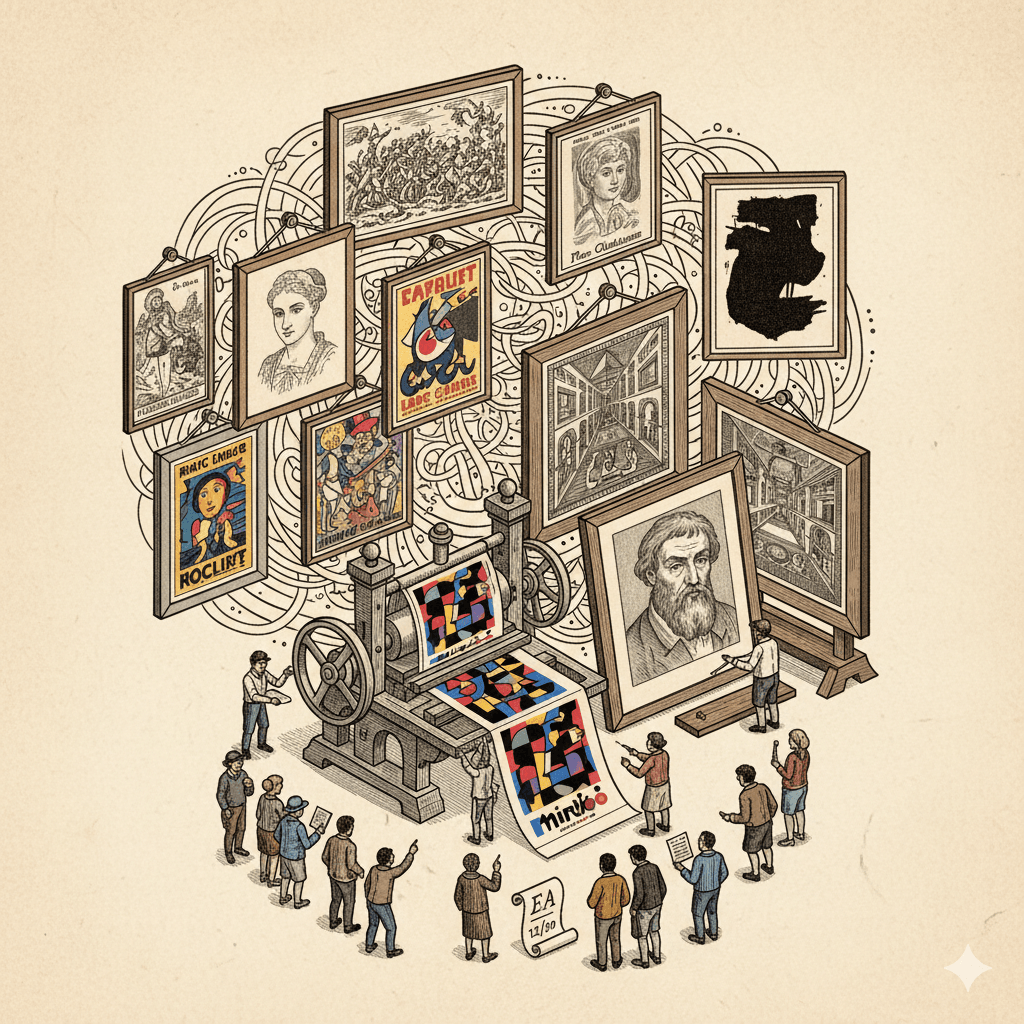 Des Maîtres Anciens à Soulages : Les Grands Noms de l'Estampe