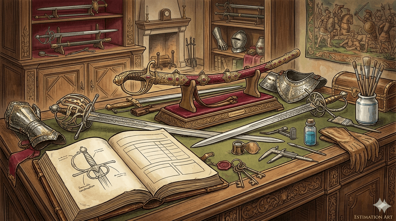 Armes blanches anciennes : sabres, épées — guide d'estimation