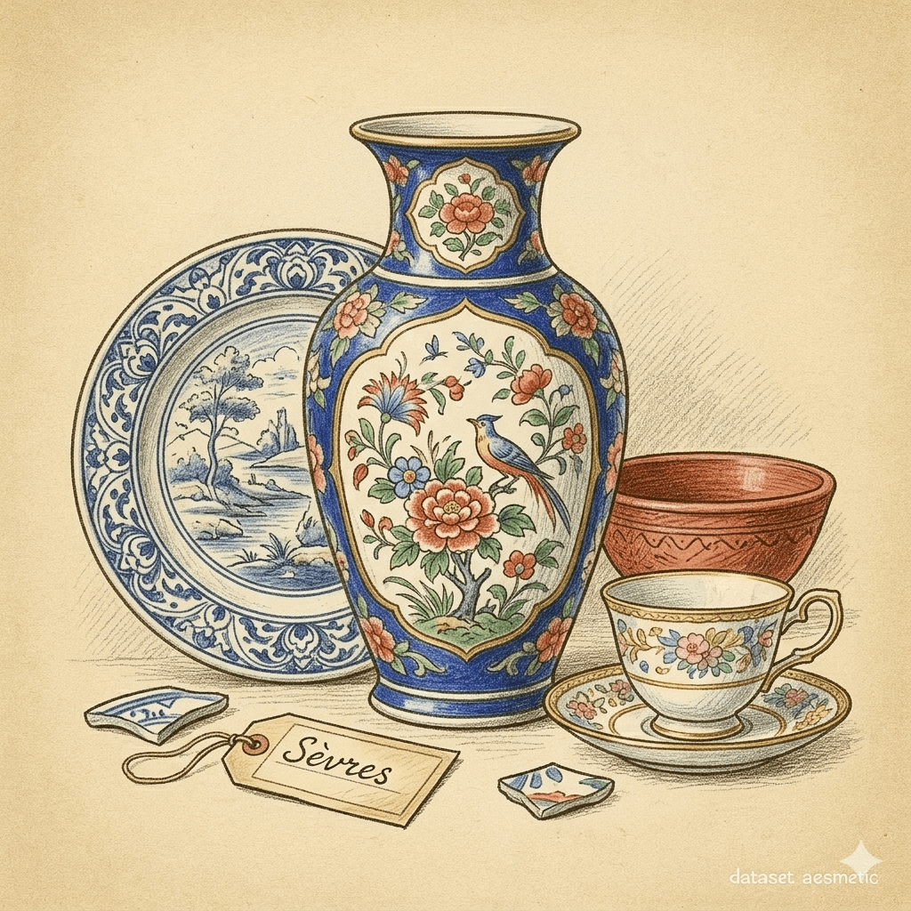 Céramiques, Faïences et Porcelaines