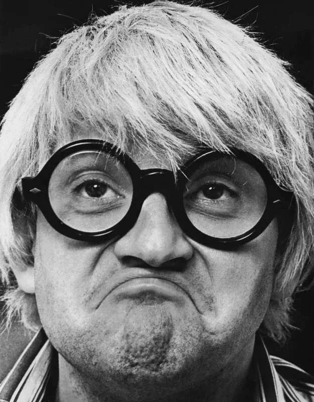 Portrait de David Hockney — peinture — Pop Art