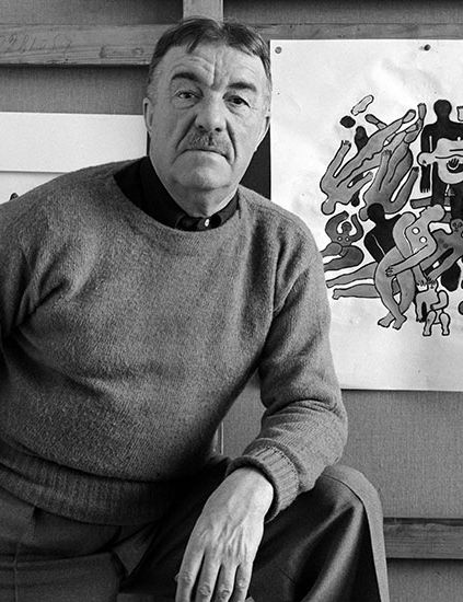 Portrait de Fernand Léger — peinture — Cubisme