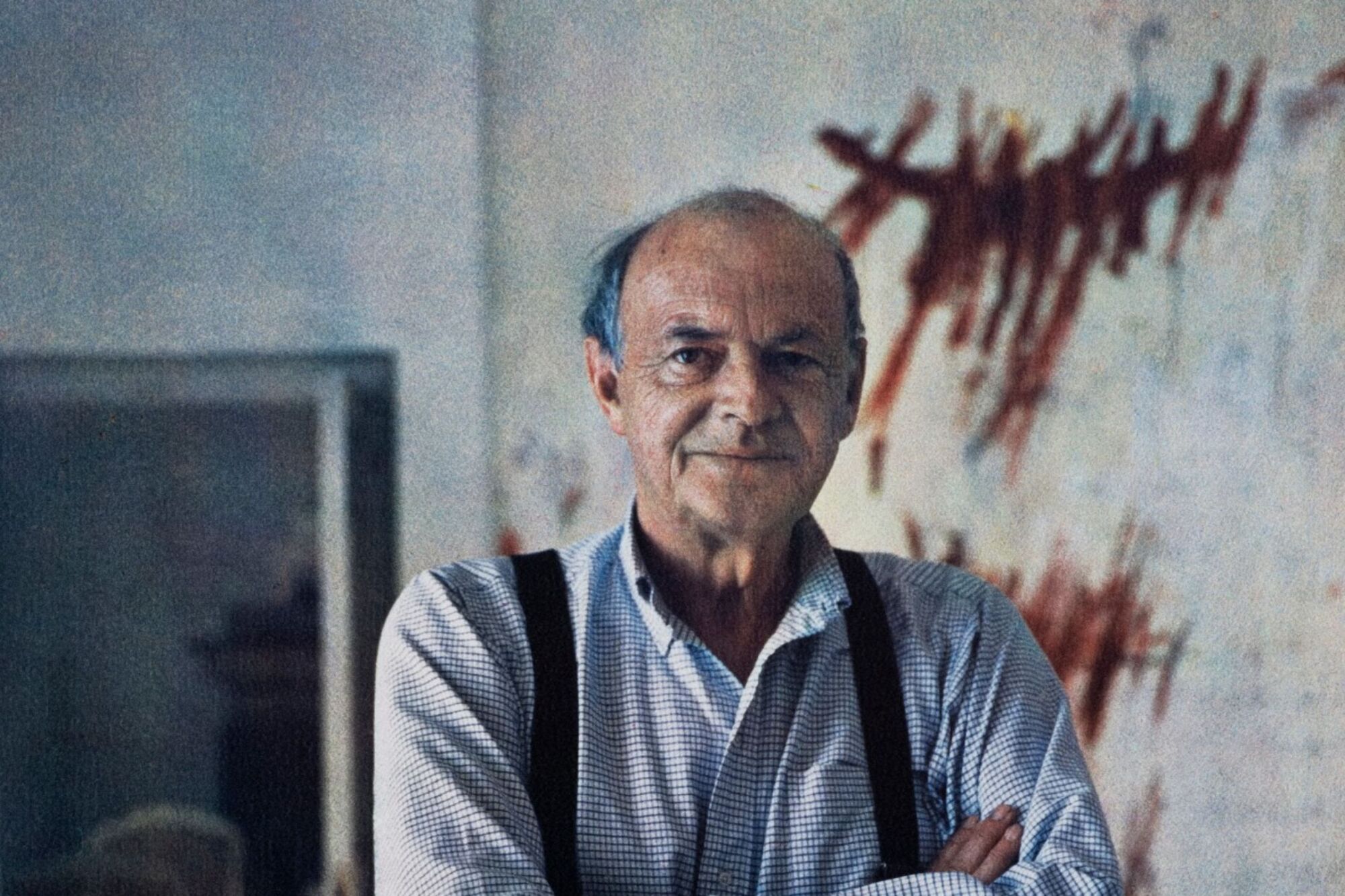 Portrait de Cy Twombly — peinture — Expressionnisme abstrait