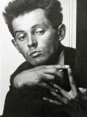 Portrait de Egon Schiele — peinture — Expressionnisme