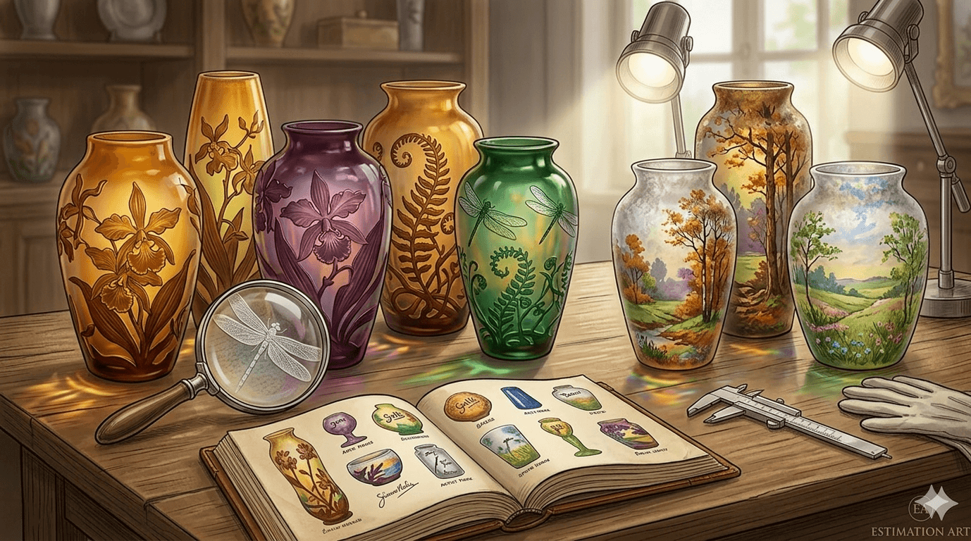 Comment estimer un vase Gallé ou Daum ?