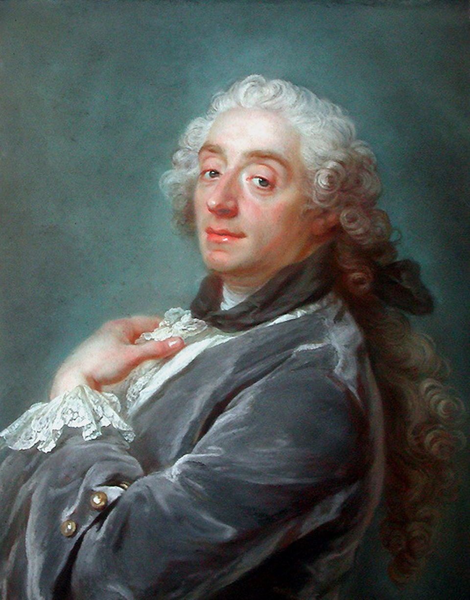 Portrait de François Boucher — peinture — Rococo