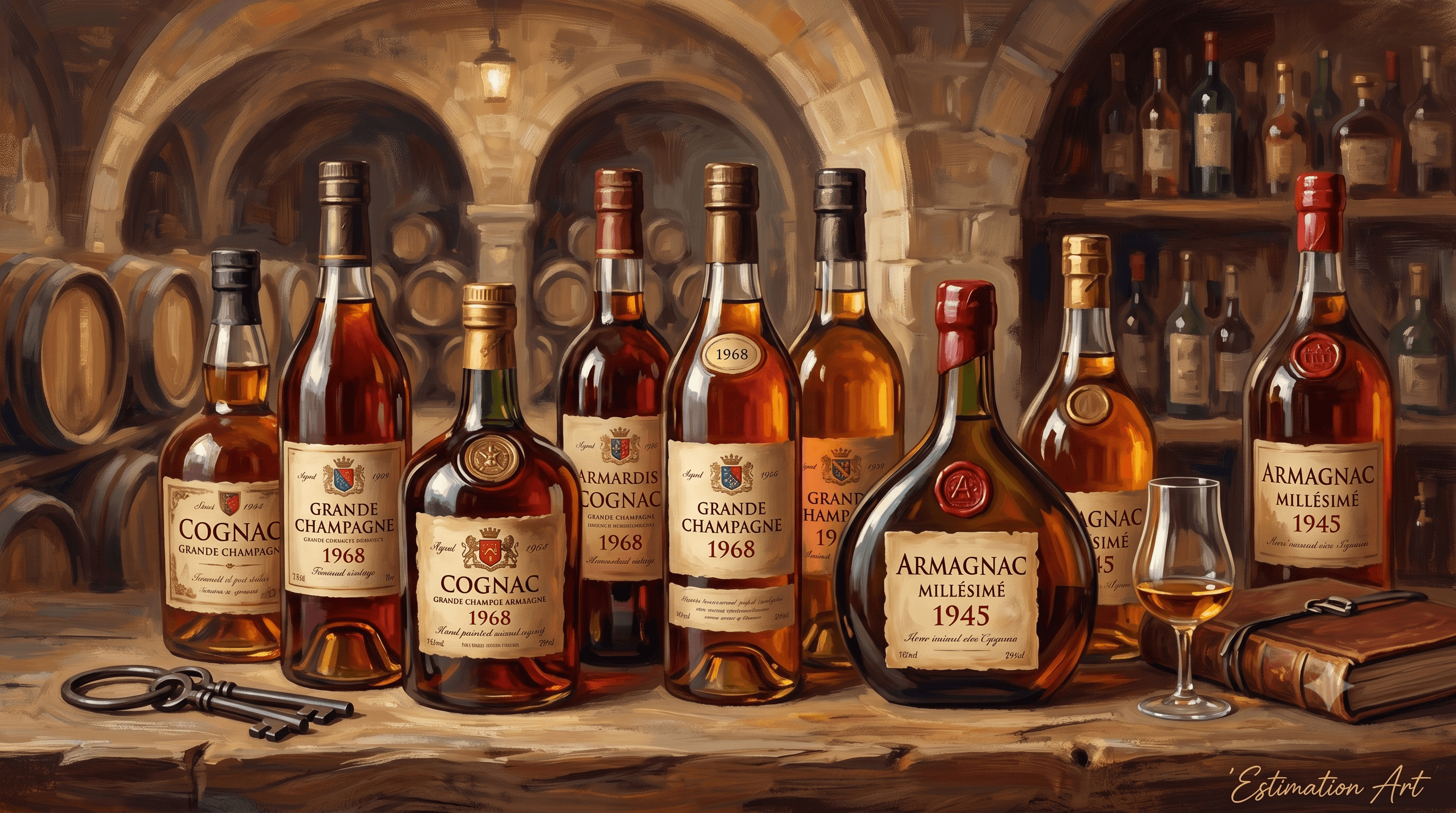 Cognac et armagnac millésimés : guide d'estimation