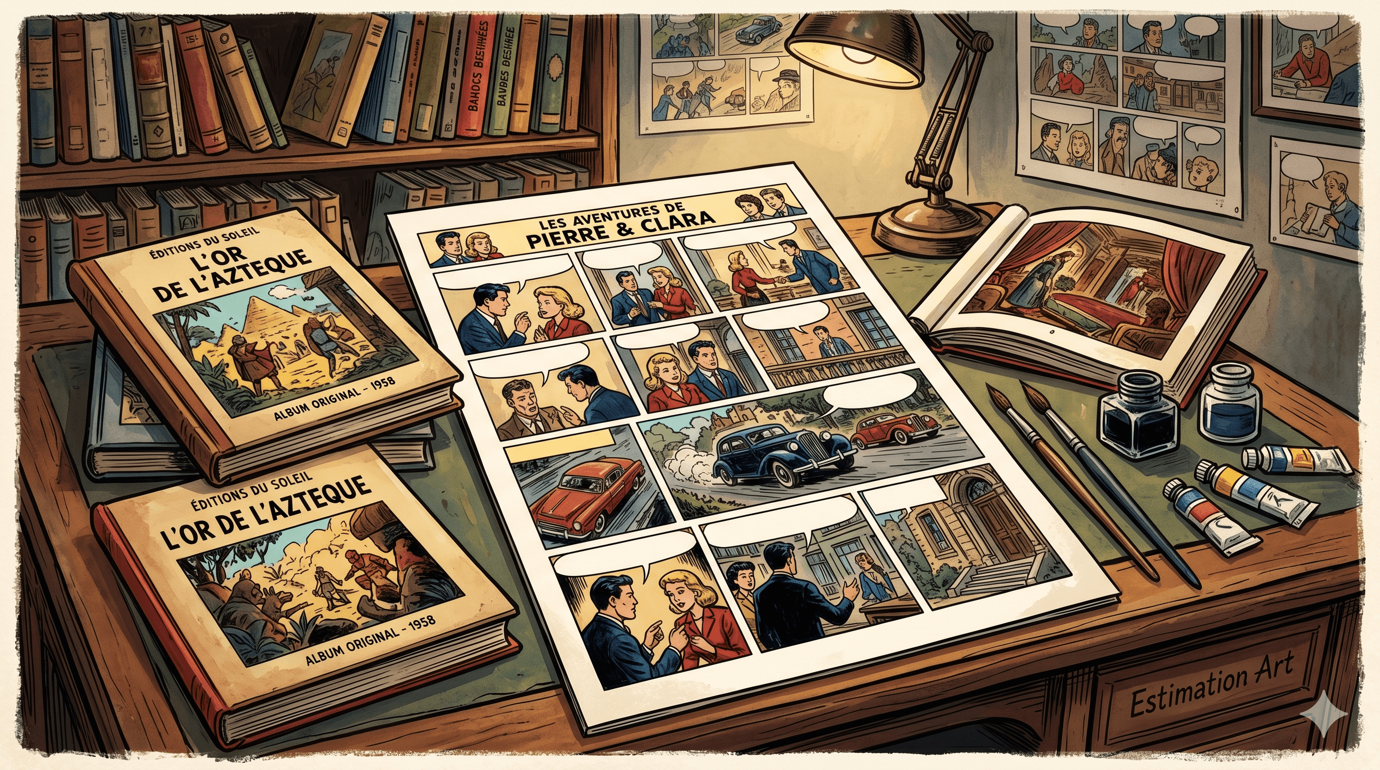 Bandes dessinées originales : planches, albums — guide d'estimation