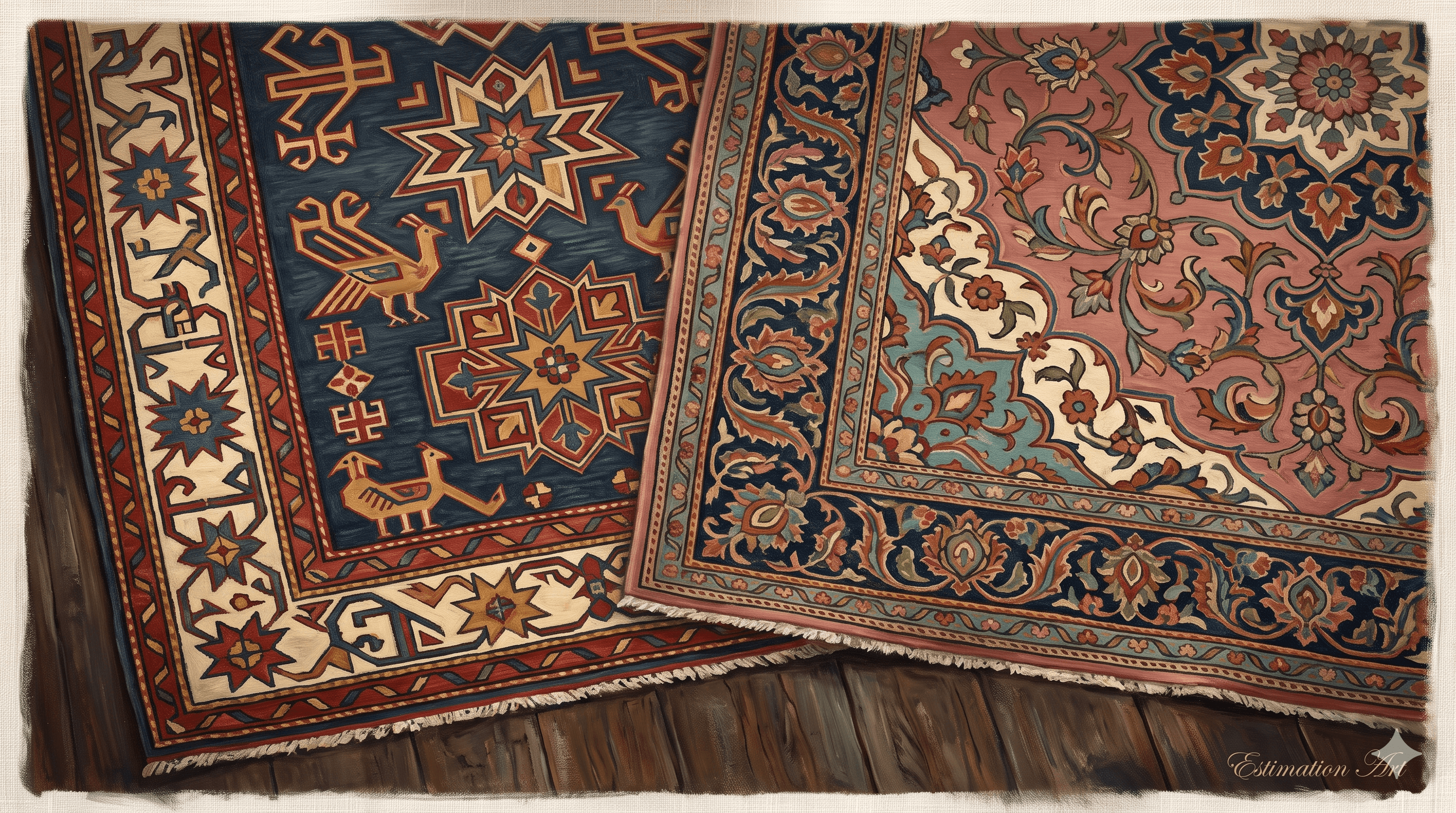 Tapis caucasiens vs tapis persans : les différences qui comptent