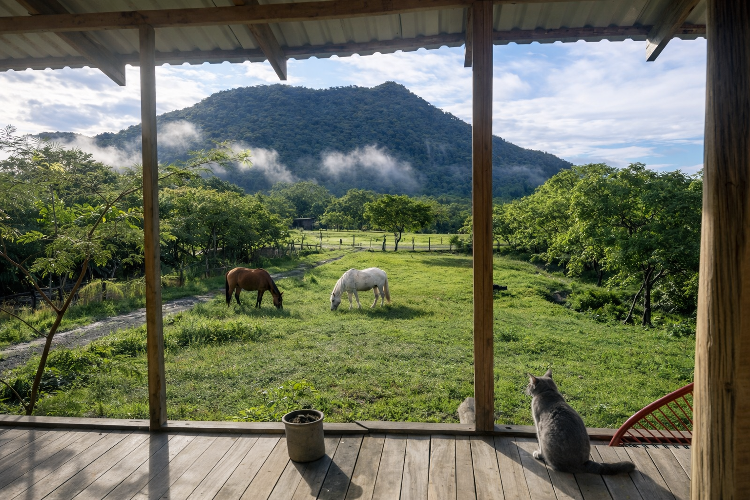Vista 4 de Quinta con Cabaña de Teca – Barra Honda, Nicoya