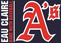 Eau Claire A's Blue logo