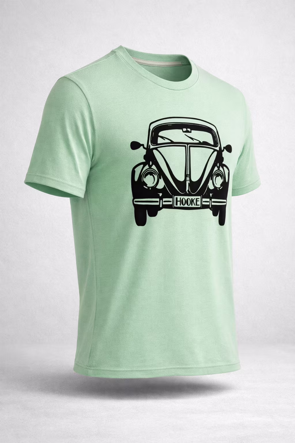 T-Shirt Vintage Fusca verde - Vista 4