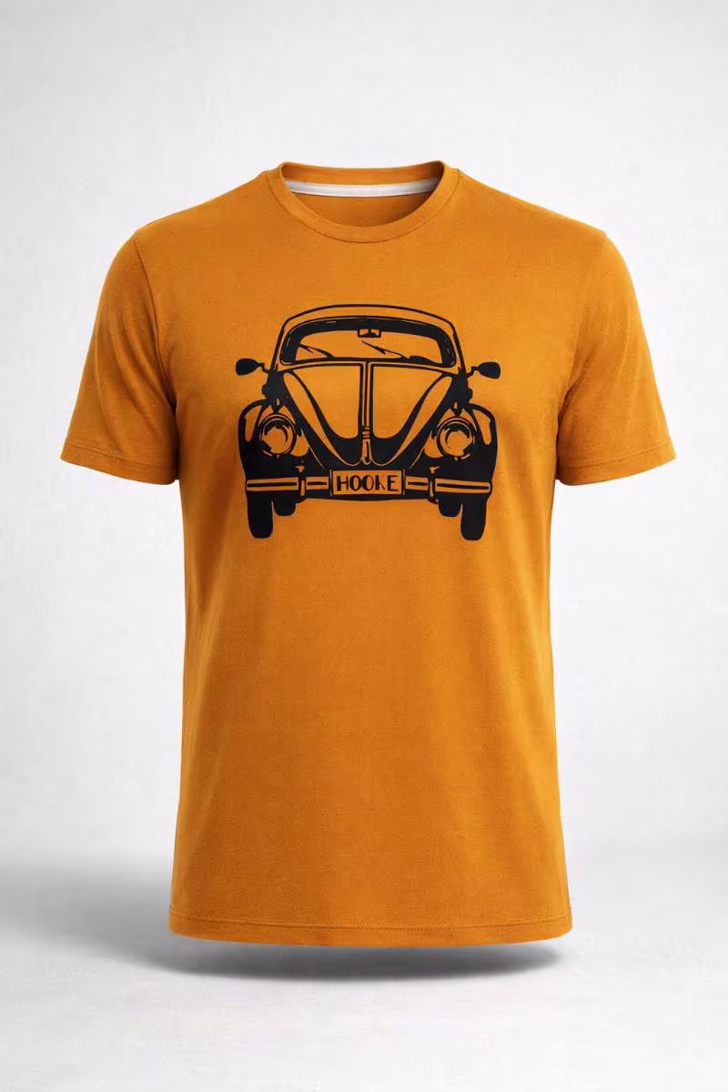 T-Shirt Vintage Fusca Ferrugem