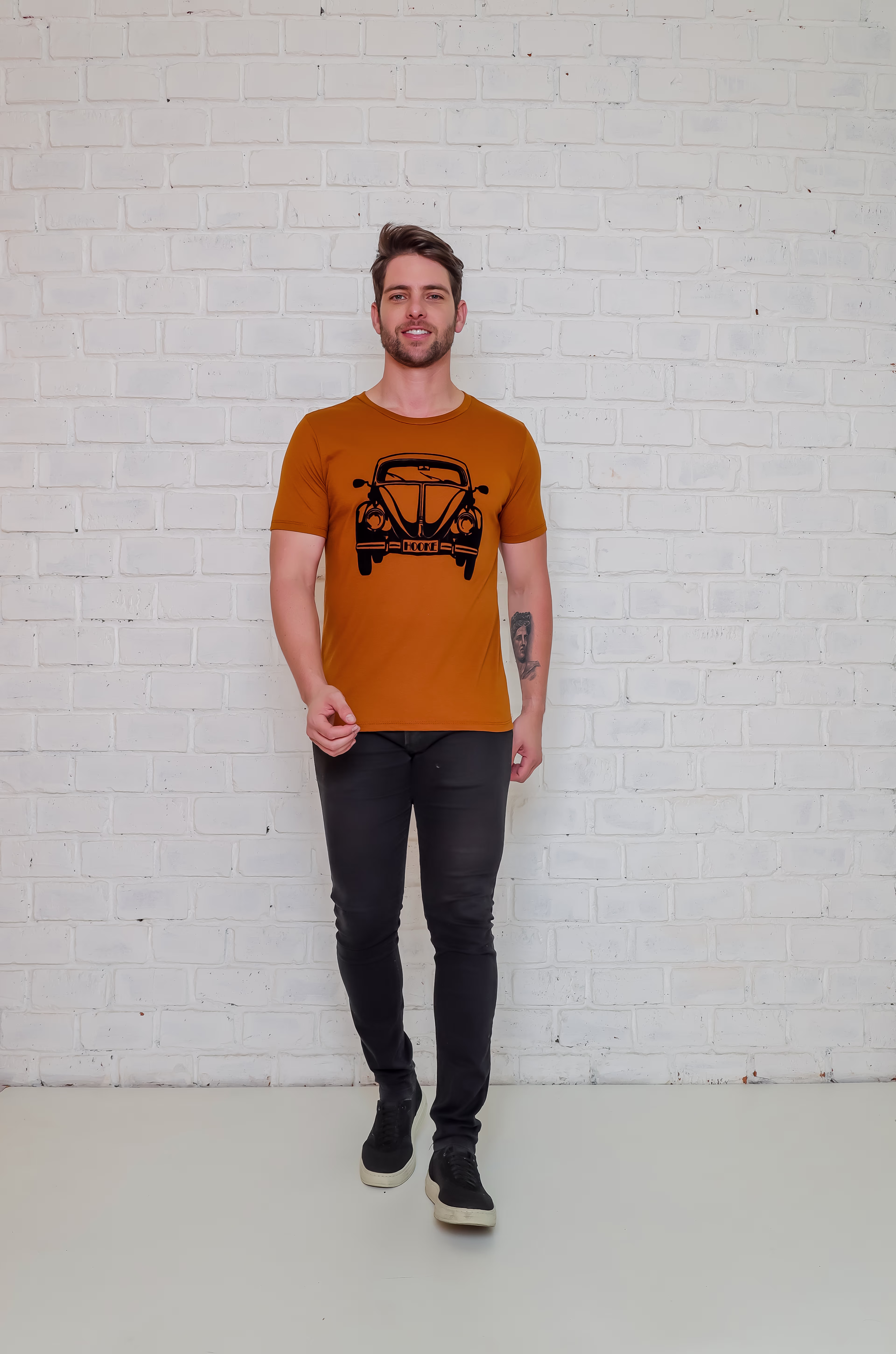 T-Shirt Vintage Fusca Ferrugem - Vista 3