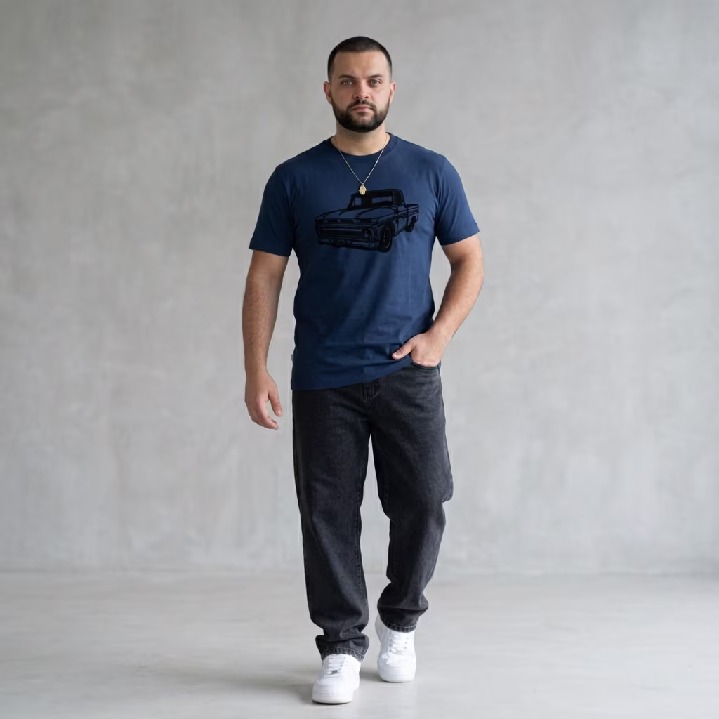 T-Shirt Vintage pickup - Vista 3